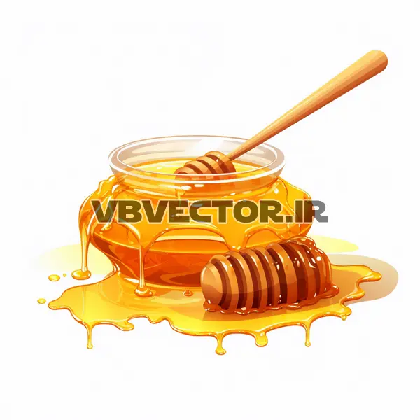 وکتور ظرف عسل