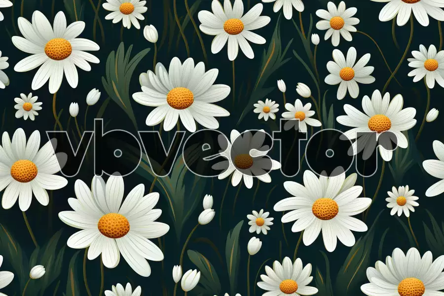 وکتور پس زمینه گل های بابونه