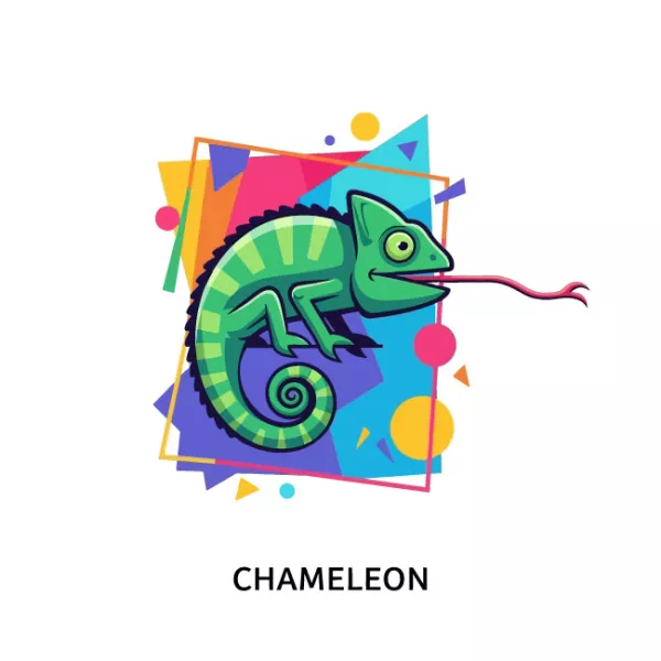 وکتور طراحی لوگو آفتاب پرست