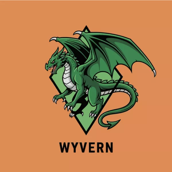 وکتور طراحی لوگو و آرم اژدها