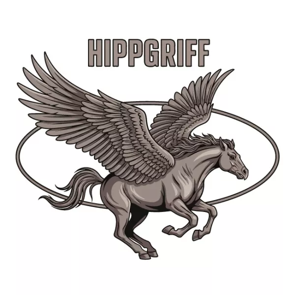 وکتور طراحی لوگو و آرم اسب بالدار شماره دو