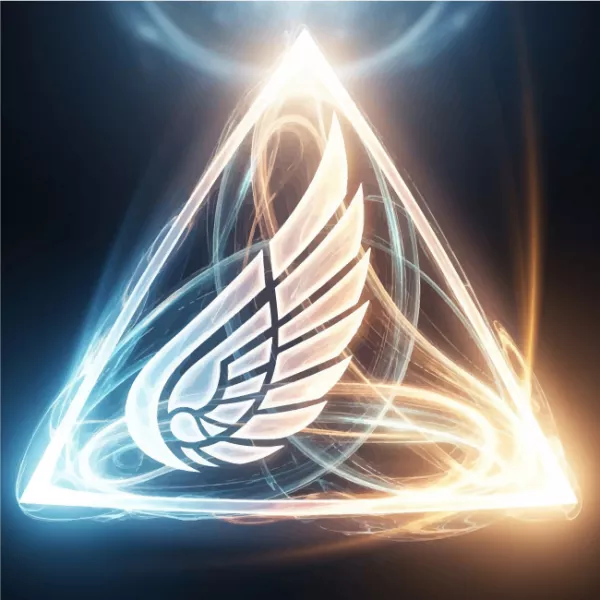 وکتور پس زمینه درخشان بال