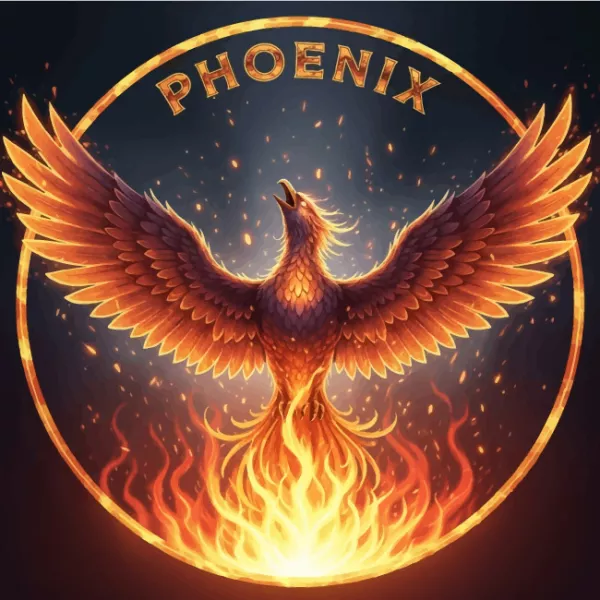 وکتور پس زمینه مفهومی ققنوس شماره دو