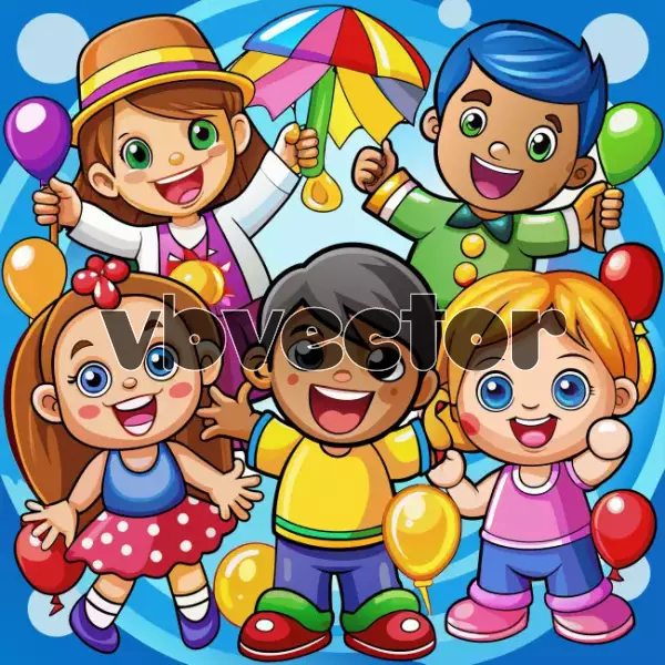 وکتور طراحی و نقاشی کارتونی شماره دو