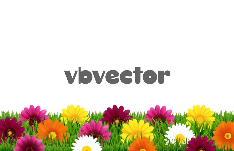 وکتور پس زمینه واقع بینانه طبیعت و گل و گیاه