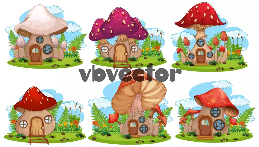 وکتور طراحی و نقاشی کارتونی کودکانه