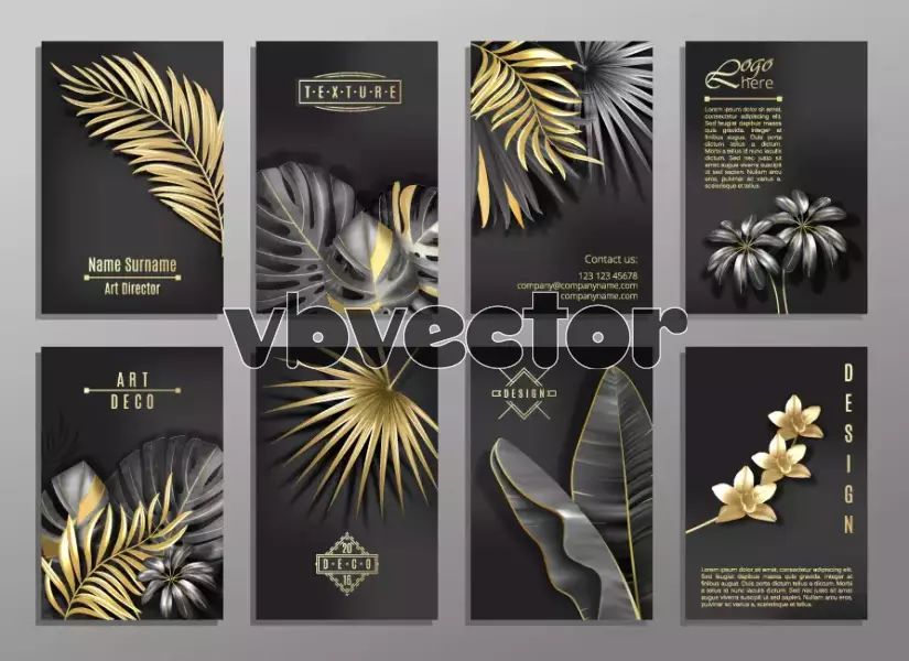 وکتور ست قالب آماده کاور و جلد لوکس