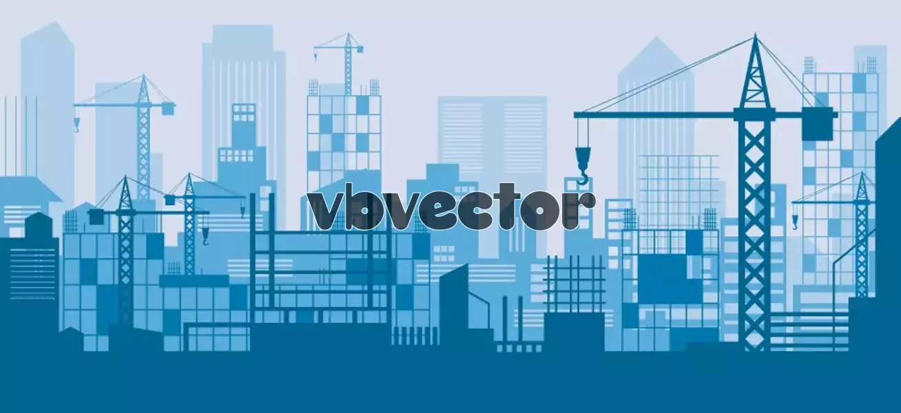 وکتور پس زمینه ساخت و ساز