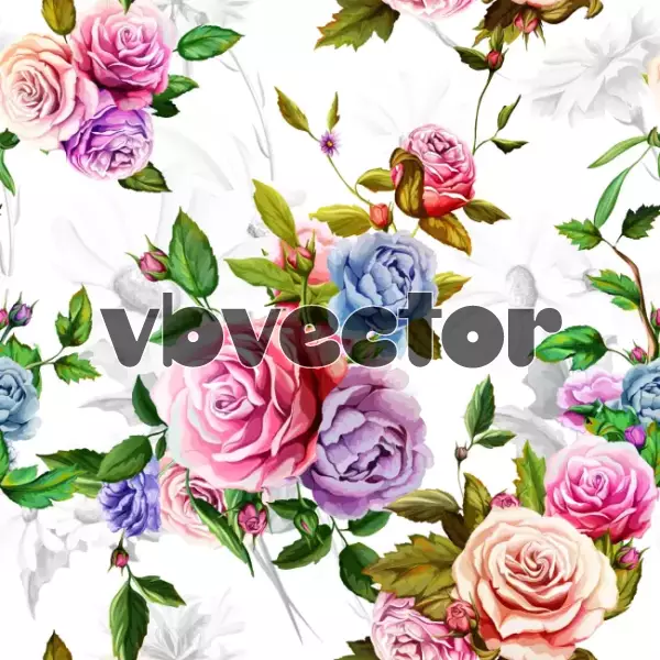 وکتور بکگراند گل و گیاه