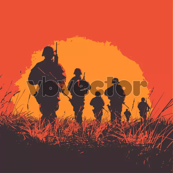 وکتور پس زمینه و طراحی مفهومی جنگ