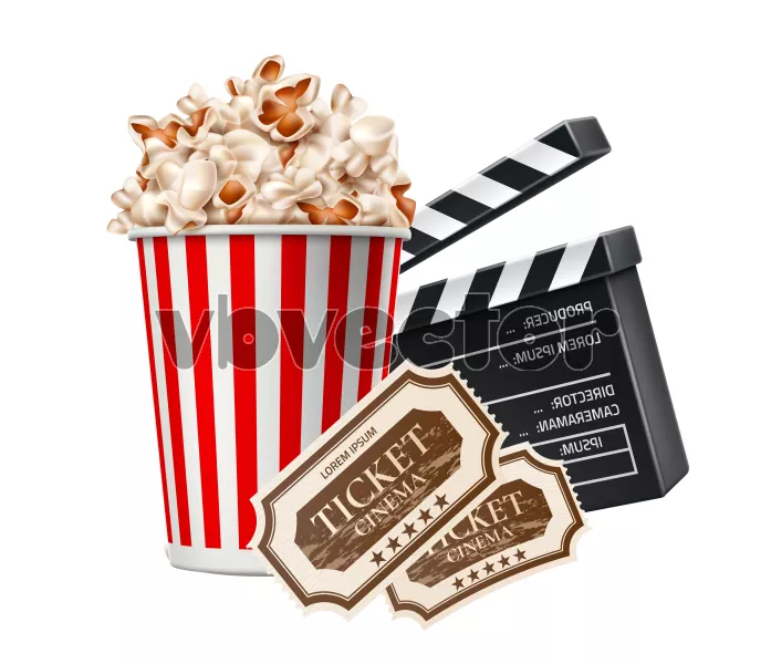 وکتور سه بعدی فیلم و سینما