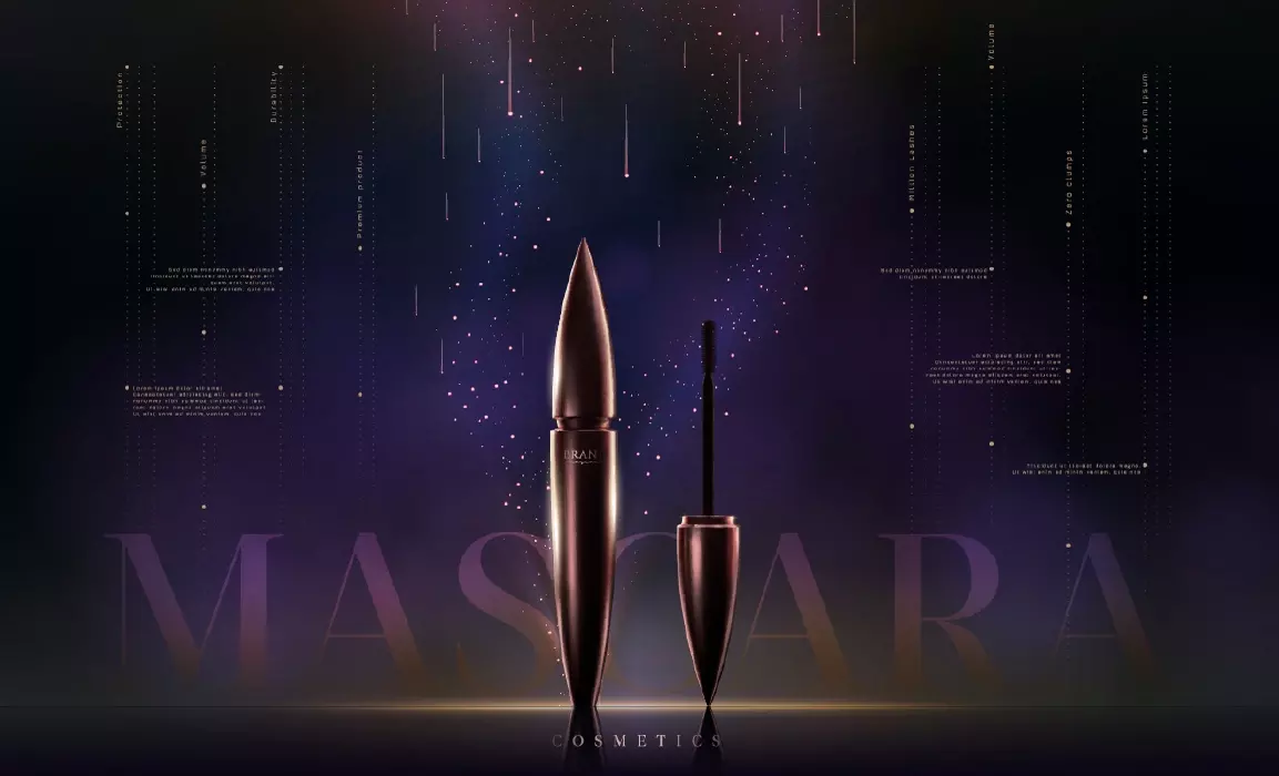 وکتور تبلیغ لوازم آرایشی شماره یک