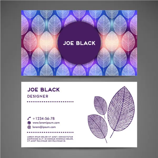 وکتور قالب آماده کارت ویزیت لوکس درخشان