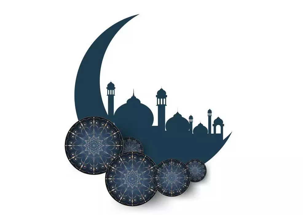 وکتور طراحی و بکگراند ماه رمضان