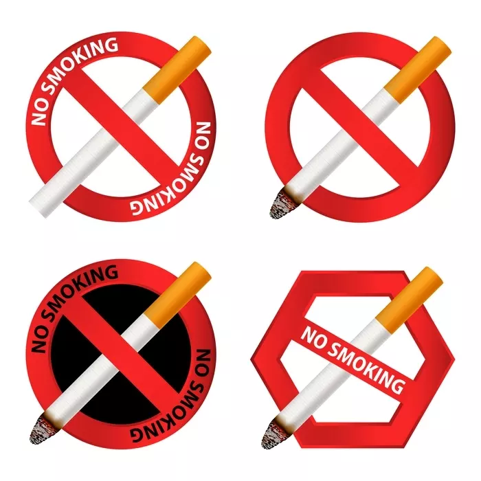 وکتور استعمال دخانیات ممنوع