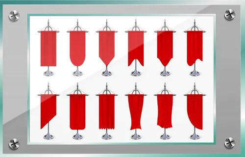 کلکسیون پرچم خام و بدون طرح 