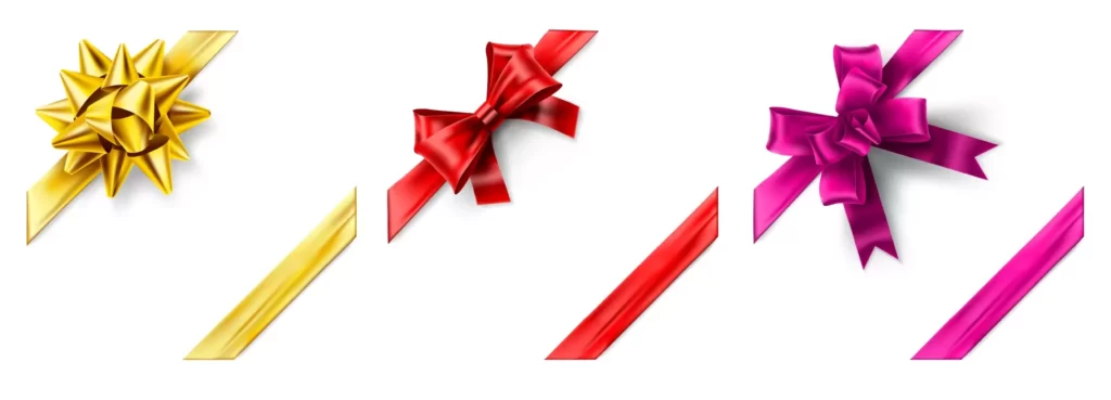 دانلود وکتور ست روبان واقع بینانه