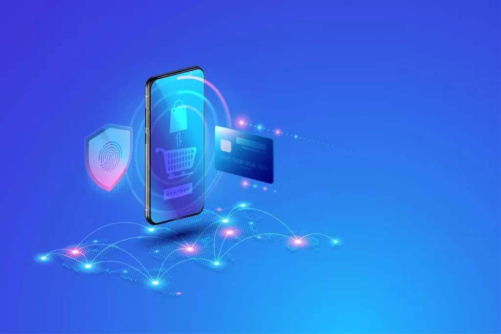 وکتور طراحی ایزومتریک پرداخت آنلاین