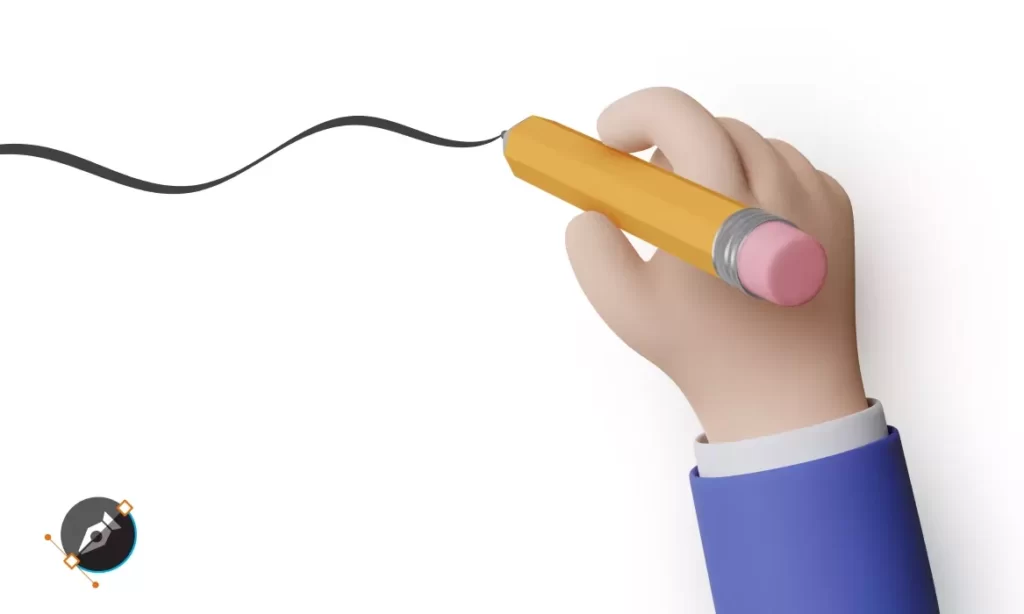 دانلود وکتور سه بعدی مداد و نوشتن