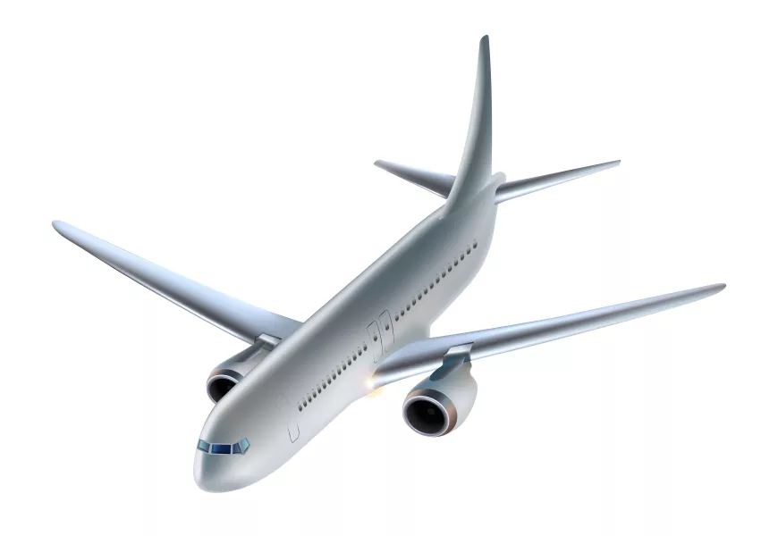 وکتور هواپیما مسافربری واقع بینانه