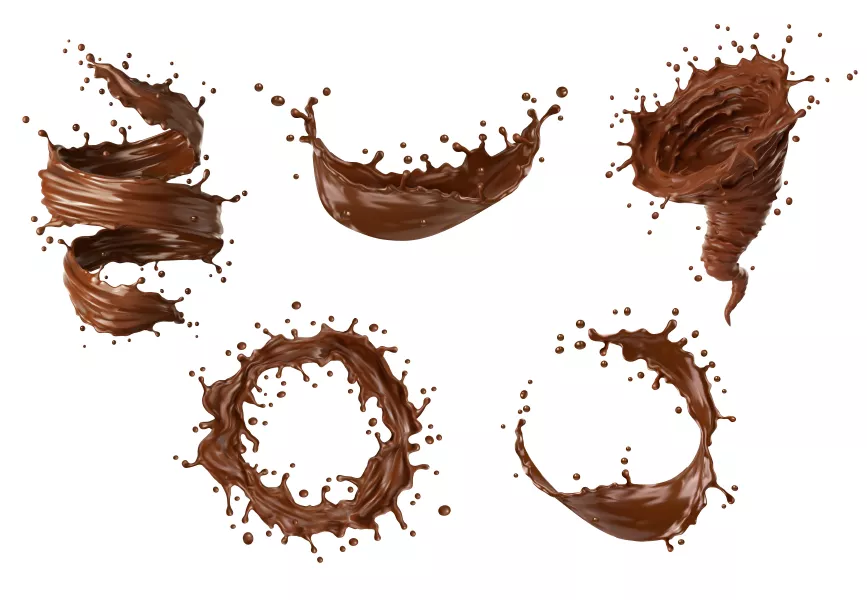 وکتور سه بعدی شکلات شماره یک