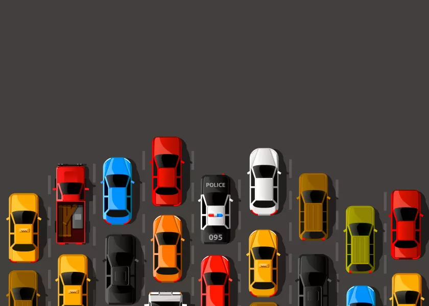 وکتور کلکسیون ماشین و خودرو رنگارنگ