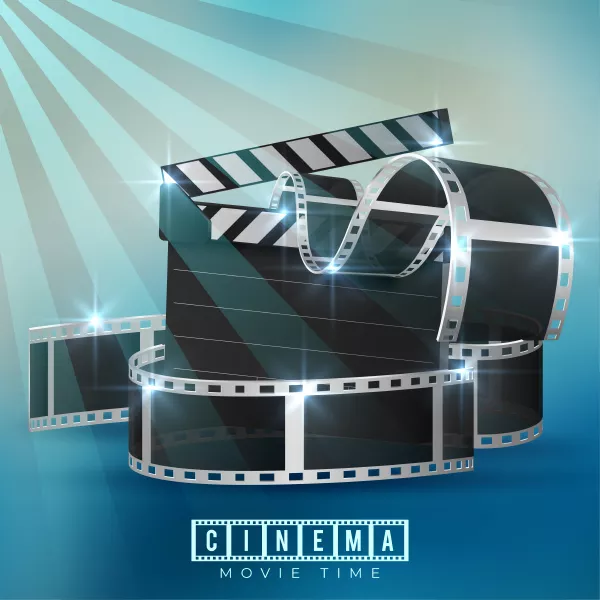 وکتور پس زمینه فیلم و سینما