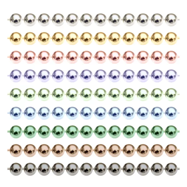 وکتور رنگارنگ مروارید و زنجیر