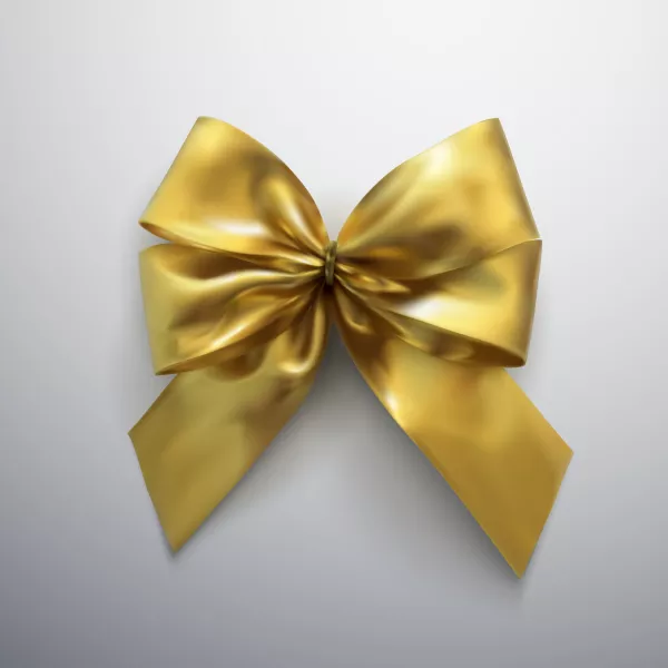 وکتور روبان زرد واقع بینانه