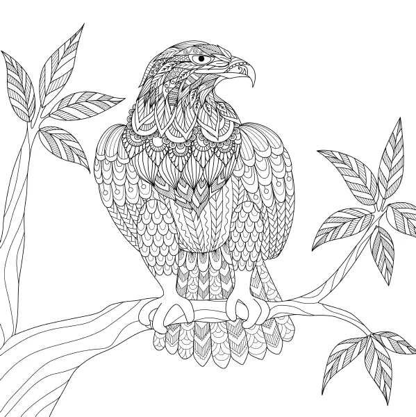 وکتور طراحی و رنگ آمیزی پرنده شماره دو