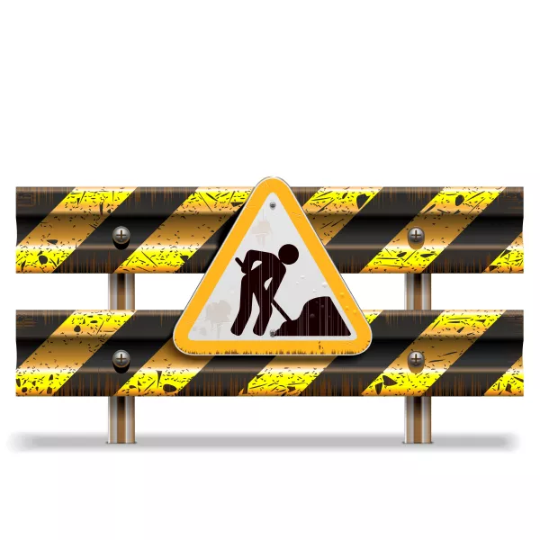 وکتور تابلو کارگران مشغول کار هستند زرد رنگ