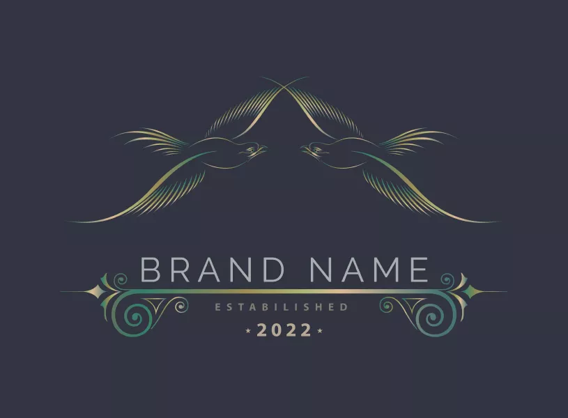 وکتور طراحی لوگو پرنده