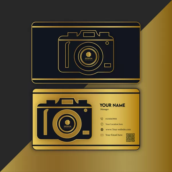 وکتور لوگو و کارت ویزیت دوربین عکاسی