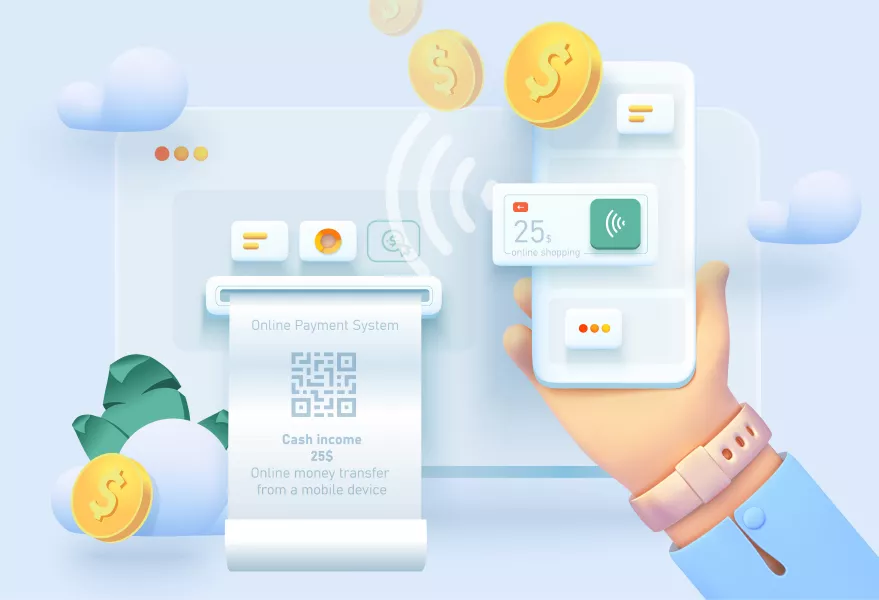 دانلود وکتور سه بعدی بانکداری اینترنتی و مدرن