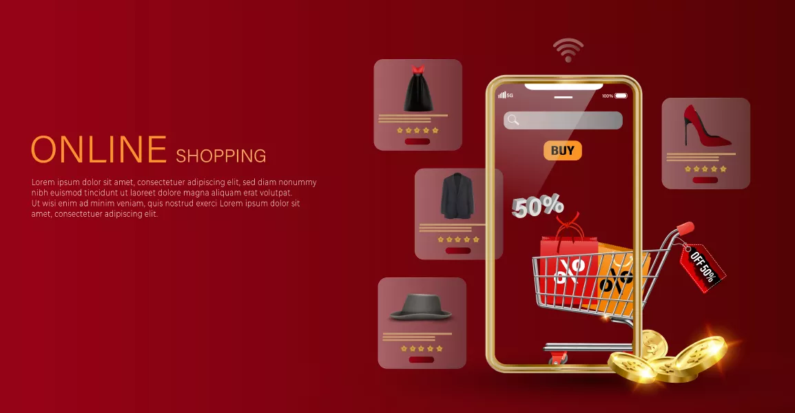 وکتور تجاری کسب و کار اینترنتی