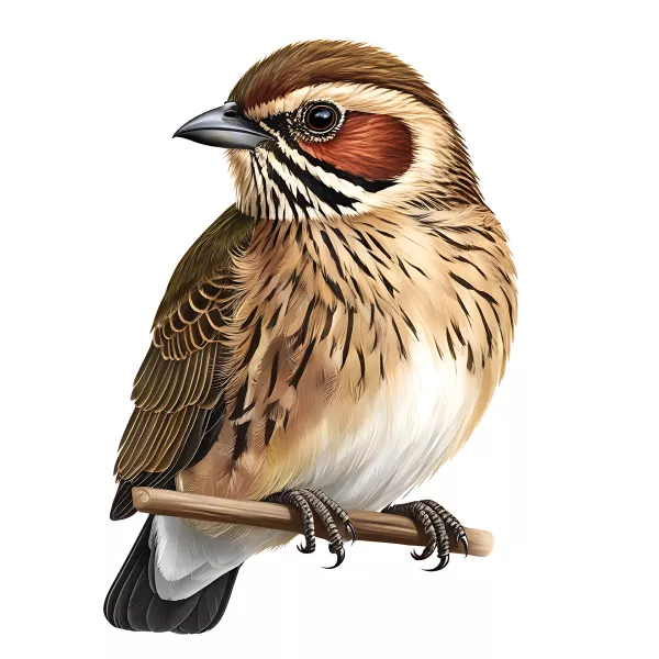 وکتور واقع بینانه گنجشک