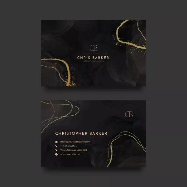 وکتور کارت ویزیت لوکس شماره سه