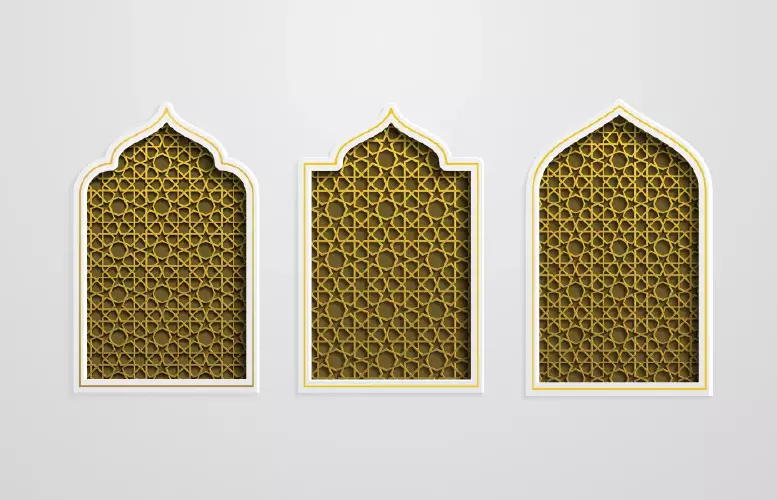 وکتور طراحی اسلامی پترن