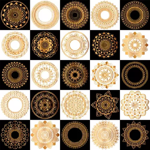 وکتور کلکسیون طراحی های سنتی شماره یک