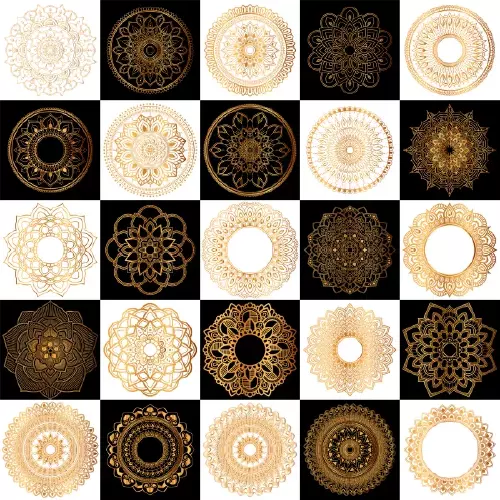 وکتور کلکسیون طراحی های سنتی شماره دو