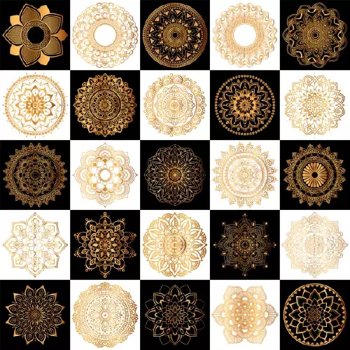 وکتور کلکسیون طراحی های سنتی شماره سه