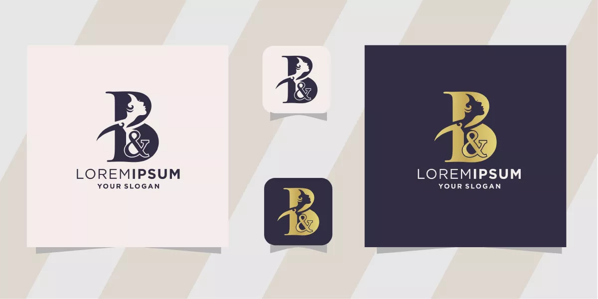 وکتور لوگو انگلیسی حرف B