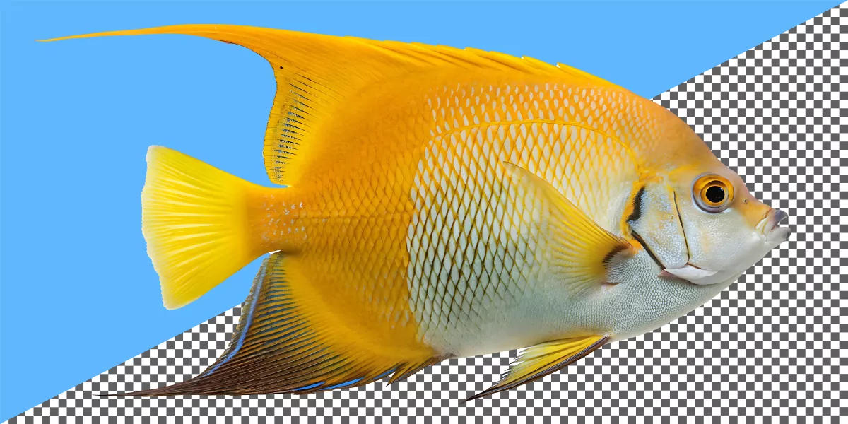 دانلود موکاپ ماهی واقع بینانه