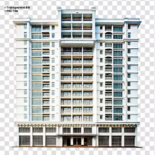 موکاپ ساختمان واقع بینانه