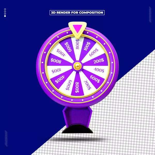 دانلود موکاپ گردونه قرعه کشی