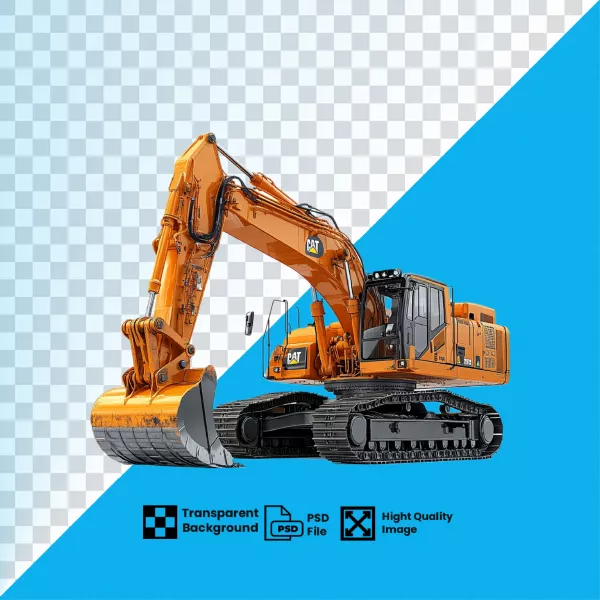 موکاپ ساخت و ساز و بیل مکانیکی