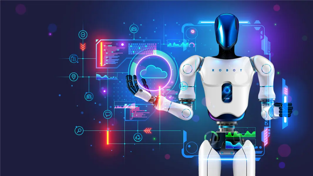 وکتور هوش مصنوعی و روبات هوشمند