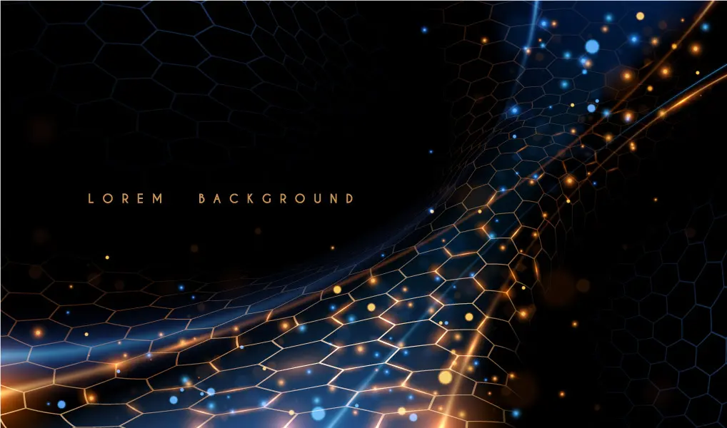 وکتور پس زمینه مدرن چند ضلعی لوکس