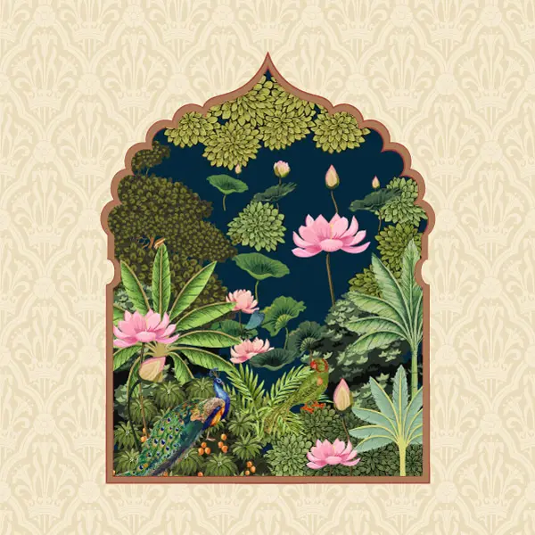 وکتور طراحی جنگل و طبیعت