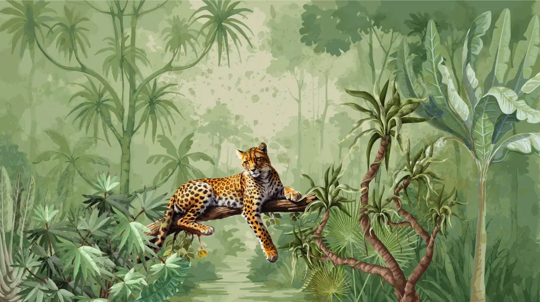 وکتور طراحی و نقاشی طبیعت و حیوانات